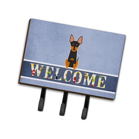 Carolines Treasures English Toy Terrier Welcome Leash or Key Holder BB5690TH68